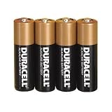 Duracell AA Alkaline Batteries, 4 Pack