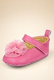 Autograph Leather Corsage Pram Shoes