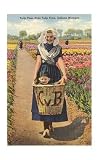 Tulip Time, Holland, Michigan Home & Heh Art Poster Print, 11x17