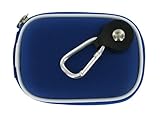 rooCASE Nylon Hard Shell (Dark Blue) Carrying Case with Memory Foam for Can ....