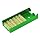 MMF Industries Rolled Coin Aluminum Tray with Denomination and Quantity Etched on Side, Green (211011002)