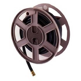 Suncast 100' Garden Hose Capacity Wall Mounted Sidetracker Hose Reel, Taupe #SWA100