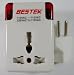 BESTEK Power Converter for travel Step Down Voltage 240V to 110V with universal socket and plugs USB power Adapter MRJ301A-4