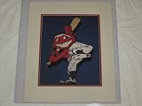 Bob Feller Signed Autographed 16x20 ART Plus Matted Cleveland Indians Coa + Hologram Rare