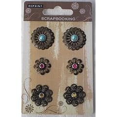 Reprint Vintage Brads - Scrapbooking