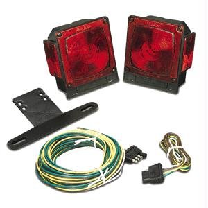 Wesbar Submersible Trailer Light Kit, Under 80-Inch by Wesbar