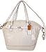 Coach Chelsea Embossed Leather Lizard Emerson North South Satchel Handbag 17875 Parchment