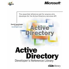 Microsoft Active Directory Developer's Reference Library (Dv-Mpe Microsoft Windows Programming Reference)