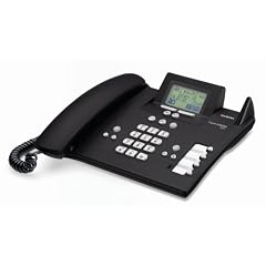 Siemens Gigaset CX253 ISDN, schnurlos erweiterbares ISDN-Komfort Telefon mit integriertem Anrufbeantworter, schwarz