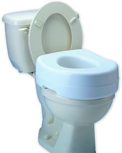 Elevated Toilet Seat With Undergrips Retail packaging