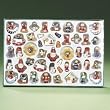 Club Pack of 576 Old Fashion Wooden Miniature Christmas Ornaments