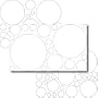 Instant Murals 67 Jumbo Polka Dot Wall Transfer Stickers - White