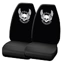 Harley Davidson Skull with Wings Logo Front Bucket Seat Covers - One Pair
