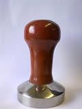 Coffea - Wood Tamper - Stainless Steel - Size 57mm