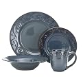 Nova Scroll 16-pc. Dinnerware Set - Blue