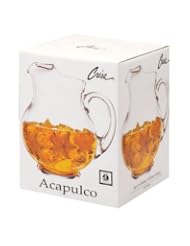 Crisa Acapulco Glass Pitcher, with Gift Box by 