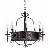 1-1533-8-72 - Chandeliers Eight-Light Fixture