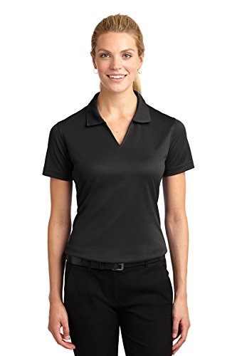 Sport Tek Ladies Dri-Mesh V-Neck Polo Shirt