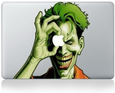 Joker Eye Batman Dark Night Macbook Pro/ Air Sticker Decal Vinyl Skin Design By Mac Tatt! Customize Your Apple Computer Laptop !