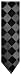 Men's Donald Trump Signature Collection Necktie Neck Tie Silk Black and Silver