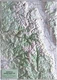  : Hubbard Scientific Raised Relief Map 418 Sequoia-Kings Canyon National Park