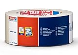 Tesa 7 Day Indoor Masking Tape With 7 Days Residue Free Removal Pack Of 3 Rolls, 50 mm x 50 m