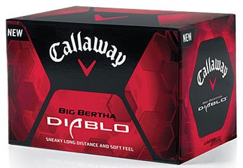 Callaway Diablo Golf Balls Personalized Black