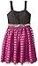 Ruby Rox Big Girls' Dress with Ribbon Mesh Skirt