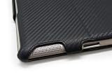 Pyrus Electronics (Trademark) Faux Leather Multi Position Case for iPad 2 (latest Generation) – Black Claw