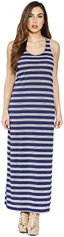 Jill Das Maxi Dress / Summer Dresses for Women Navy / White Medium