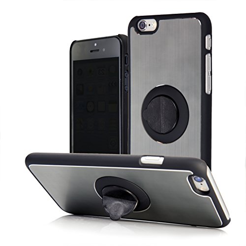iPhone 6 Case with Integrated Antimicrobial Screen Cleaner - Gwee Button® Phone Case - Built in Kickstand - Multiple Colors Available