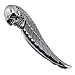 Skull Wing Folding Biker Knife - Curved Blade - 7"