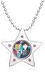 High School Musical Kids' WHSM04168 White Star Necklace Watch