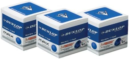 DUNLOP Max Squash Balls (Set of 3)