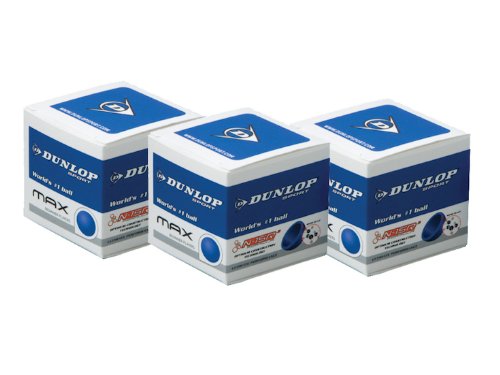 DUNLOP Max Squash Balls (Set of 3)