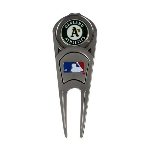 OAKLAND ATHLETICS GOLF DIVOT REPAIR TOOL AND BALL MARKER