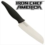 Trademark Global 80-3001 Iron Chef America 5 Inch Ceramic Santoku Knife