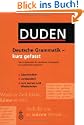 Duden - Deutsche Grammatik - kurz gefasst