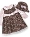 Little Bitty Baby Girl 3 piece Corduory Jumper