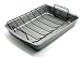 OvenStuff Non-Stick 17.2 Inch x 12.7 Inch x 2.7 Inch Large Roasting Pan with Rack