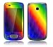 Rainbow Design Decorative Skin Cover Decal Sticker for LG Phoenix P505 Cell Phone