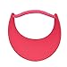Fabric Foam Sun String Visor - Cherry Red OSFM