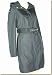 Rainforest - Women's Long Belted Hooded Trench Coat (available in black, white, or red)