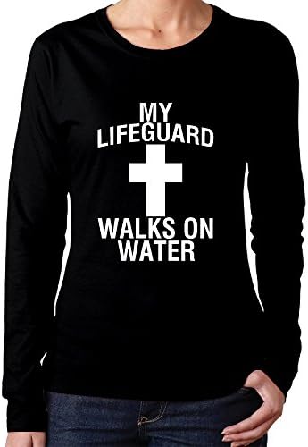 Women's My Lifeguard Walks On Water Long Sleeve Art