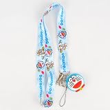 Doraemon Cable Winder Keyring Cell Phone Lanyard