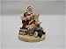 Traditional Christmas Cake Decoration - Santa with present list