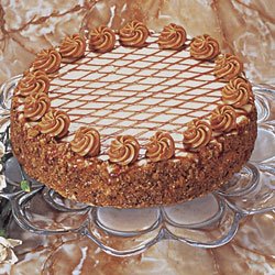 Banana Caramel Cream Cake by David's Cookies