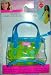 Barbie on the Go Fashions  BLUE Clear Handbag, GREEN Dress & Shoes