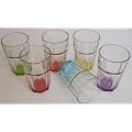 Caipirinha Caipi Gl�ser Longdrink Glas Cocktail Gl�ser Bunt 6 St�ck Set