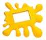 Polaroid i-zone Lazer Cut Yellow Splat Magnet Photo Frame
